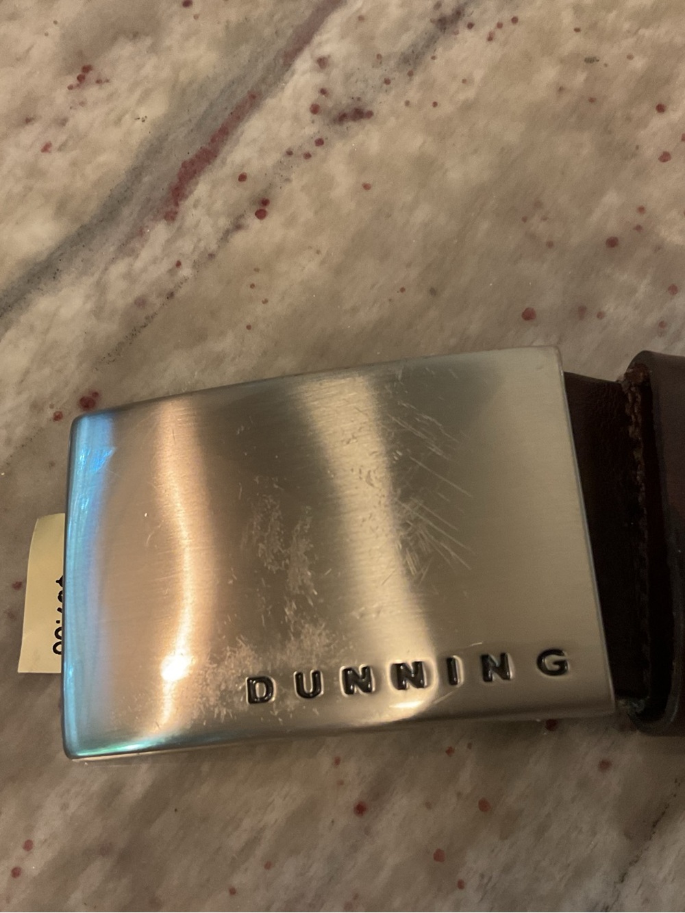Dunning leather belt Canada